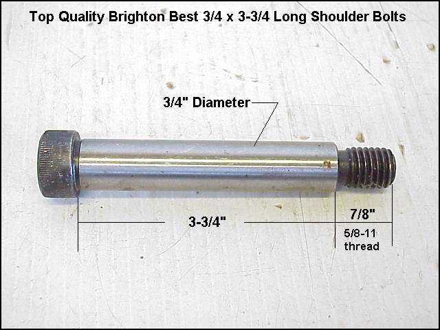 30 pcs 5//8-11 Thread Alloy Steel 3//4 X 1-3//4 Hex Socket Drive Shoulder Screws